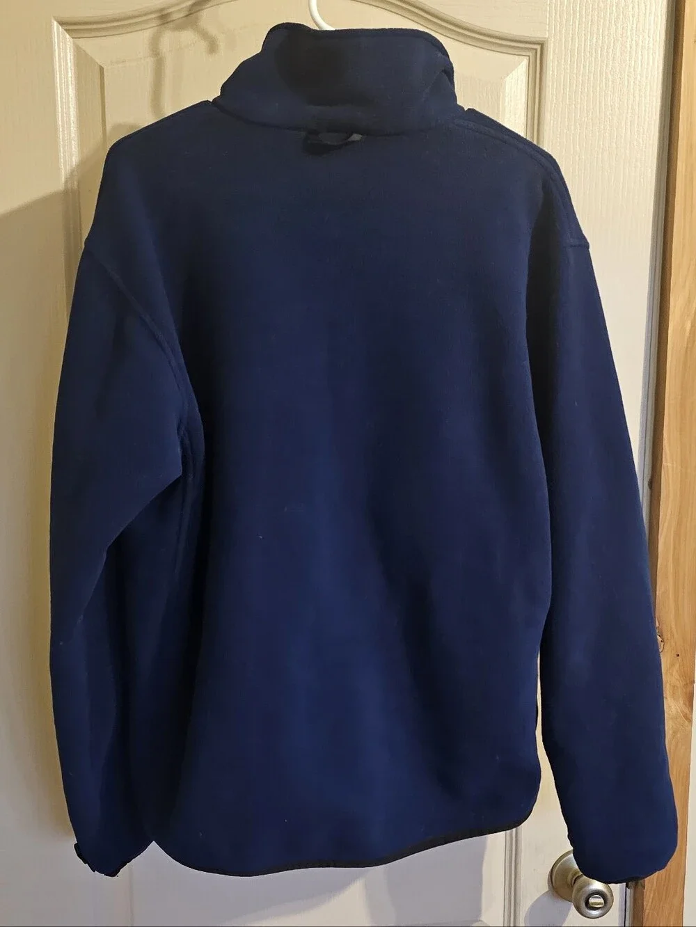 The North Face Fleece Mens Smal Blue Jacket Coat Soft Sweater Full Zip Fuzzy GUC